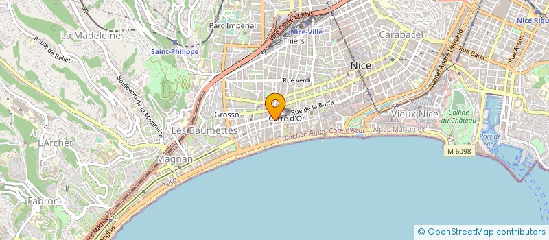 localisation de l'entreprise DNK AUTO  NICE