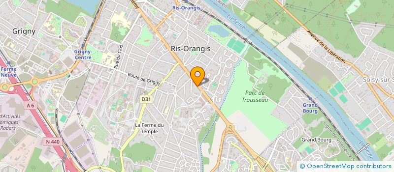 localisation de l'entreprise DNK BAT  RIS-ORANGIS