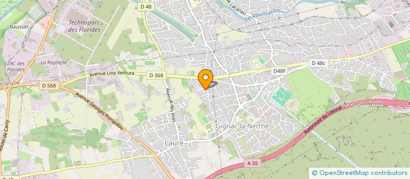 localisation de l'entreprise DNK CUISINES à GIGNAC-LA-NERTHE