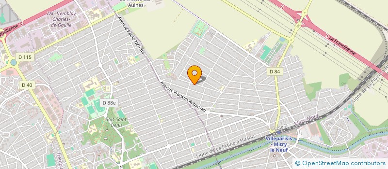 localisation de l'entreprise DNL  MITRY-MORY