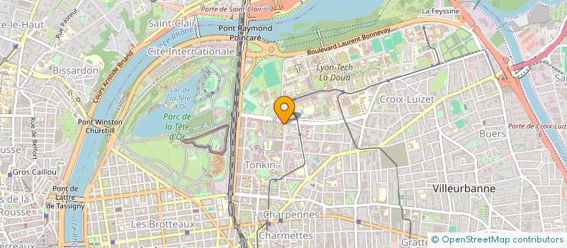 localisation de l'entreprise DNL SKIN EXPERT  VILLEURBANNE