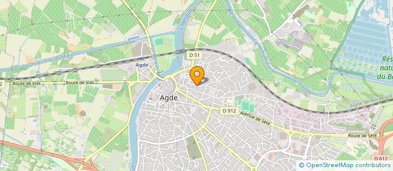 localisation de l'entreprise DNLAB  AGDE