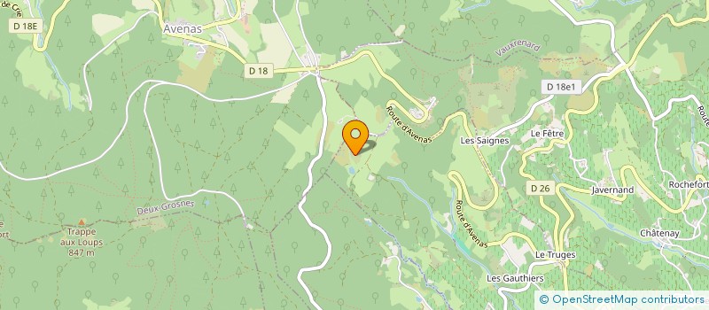 localisation de l'entreprise DNLIMMO  LA CHAPELLE-DE-GUINCHAY