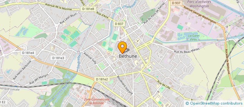 localisation de l'entreprise DNLR COUNSEL à BETHUNE