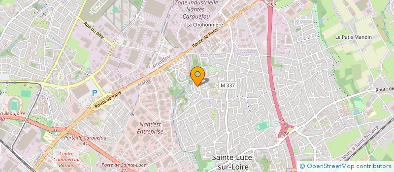 localisation de l'entreprise DNM  SAINTE-LUCE-SUR-LOIRE