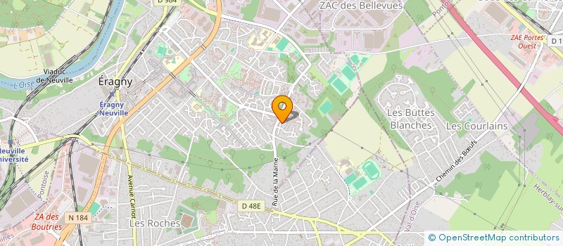 localisation de l'entreprise DNM  ERAGNY