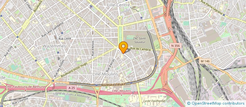 localisation de l'entreprise DNM-EUROPE à LILLE