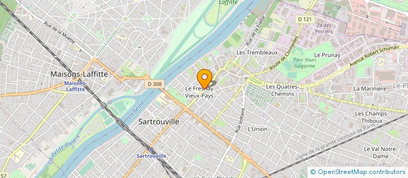 localisation de l'entreprise DNM PIECES  SARTROUVILLE