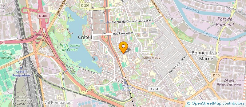 localisation de l'entreprise DNM TRANSPORT  CRETEIL