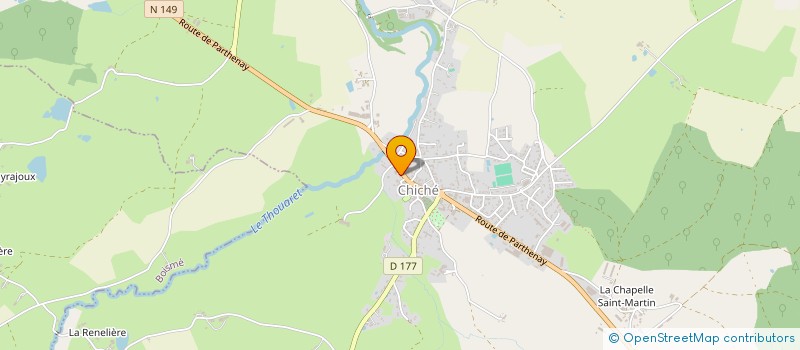 localisation de l'entreprise DNN  CHICHE