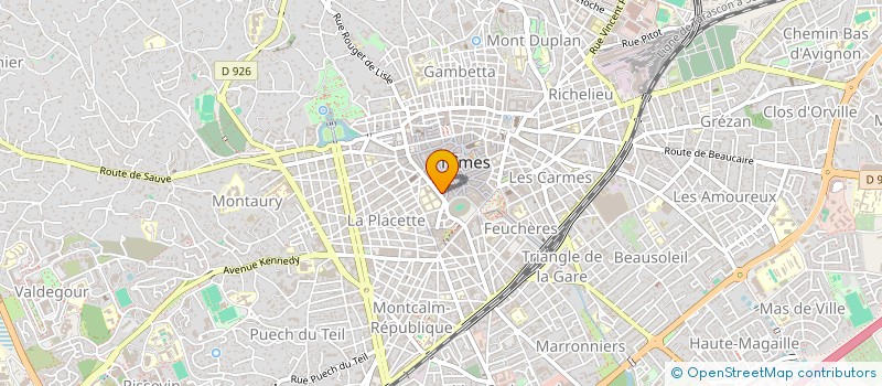 localisation de l'entreprise DNN  NIMES