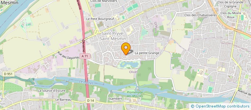 localisation de l'entreprise DNN CONSULTING à SAINT-PRYVE-SAINT-MESMIN