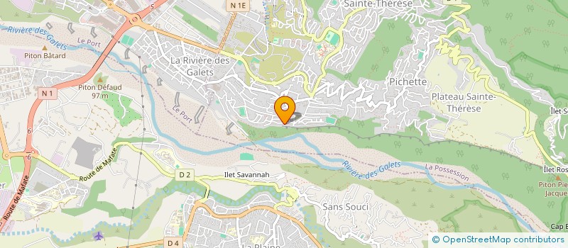 localisation de l'entreprise DNOI à LA POSSESSION