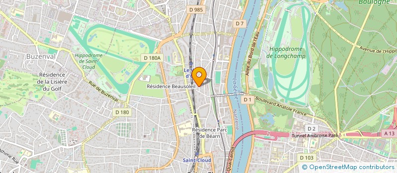 localisation de l'entreprise DNP à SAINT-CLOUD