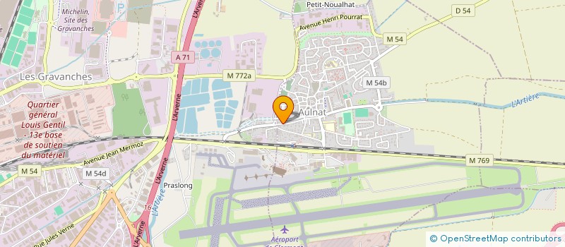 localisation de l'entreprise DNP AUTOMOBILES  AULNAT