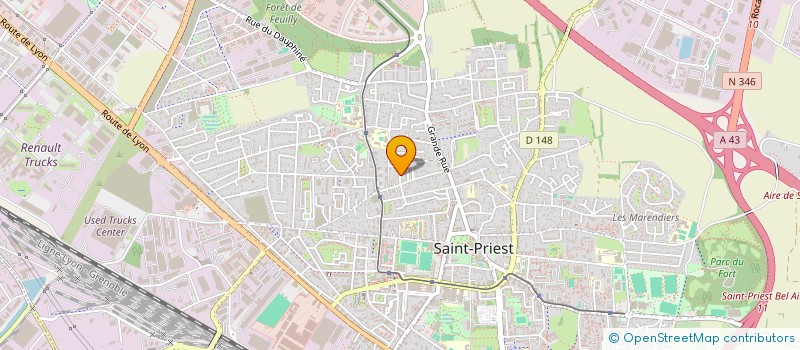 localisation de l'entreprise DNPGC  SAINT-PRIEST