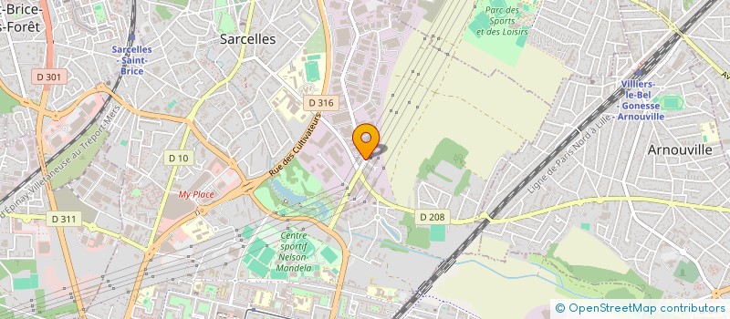 localisation de l'entreprise DNS à SARCELLES