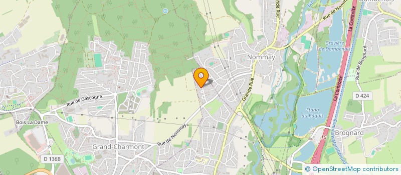 localisation de l'entreprise DNS FOURNISSEUR à VIEUX-CHARMONT