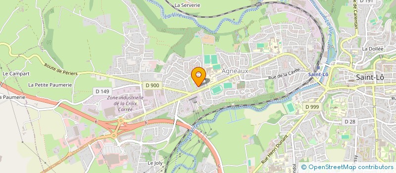 localisation de l'entreprise DNS GROUPE  AGNEAUX