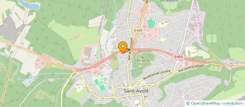 localisation de l'entreprise DNS SOLUTION à ST AVOLD