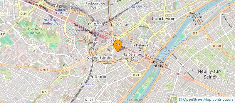 localisation de l'entreprise DNS TELECOM  PUTEAUX