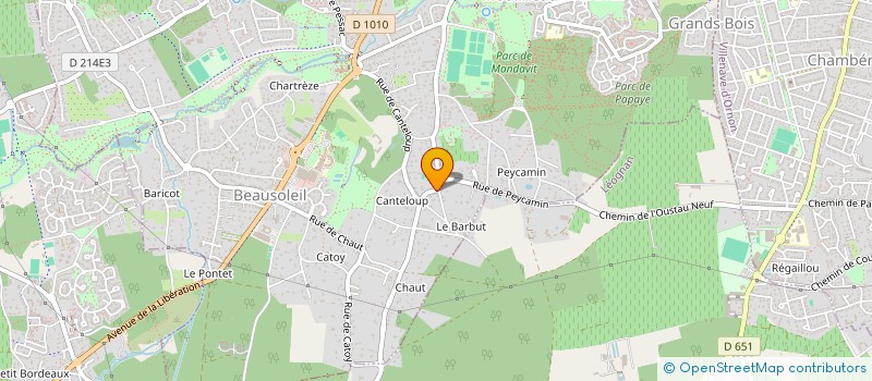 localisation de l'entreprise DNSL  GRADIGNAN