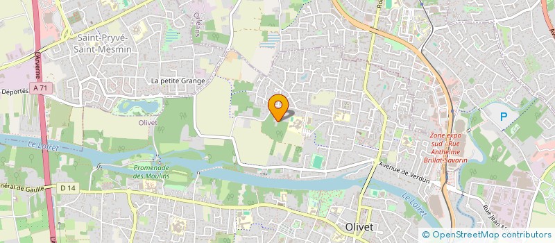 localisation de l'entreprise DNT PATRIMOINE à OLIVET