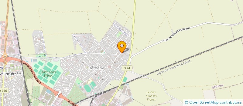 localisation de l'entreprise DNTC  BETHENY