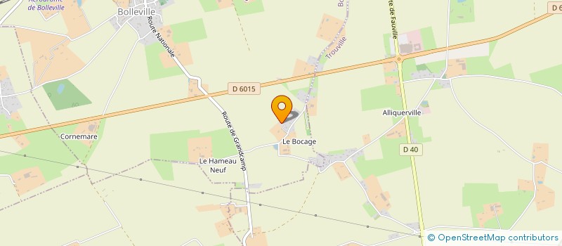 localisation de l'entreprise DNV CAUX  BOLLEVILLE