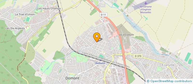 localisation de l'entreprise DNV IDF à DOMONT