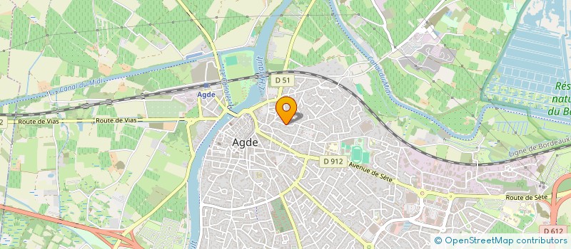 localisation de l'entreprise DNVEX HOLD  AGDE