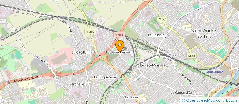 localisation de l'entreprise DNW à LAMBERSART