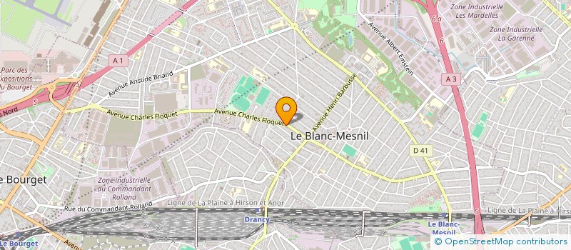 localisation de l'entreprise DNX à LE BLANC-MESNIL