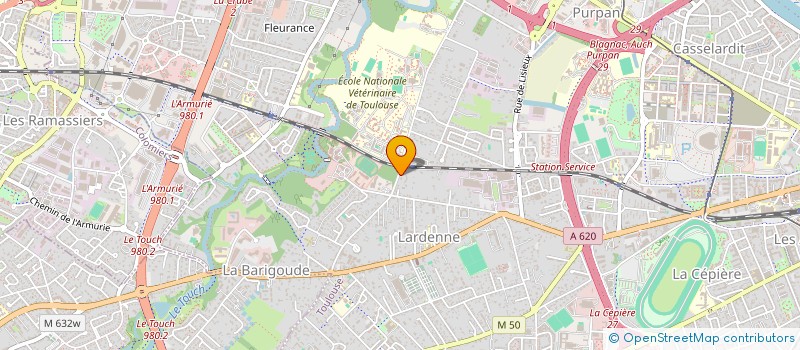 localisation de l'entreprise DNX CLIM à TOULOUSE