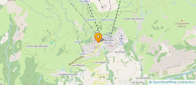 localisation de l'entreprise DNY  ORCIERES