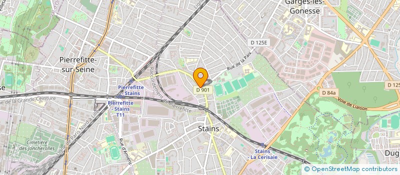 localisation de l'entreprise DNYCS à STAINS
