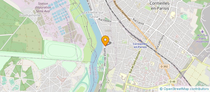 localisation de l'entreprise DNYR  LA FRETTE-SUR-SEINE