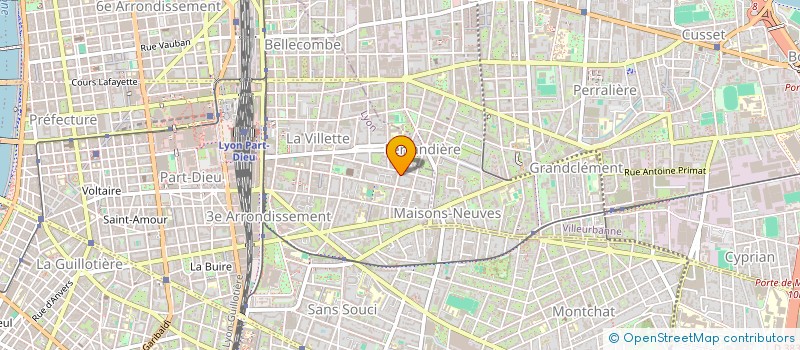 localisation de l'entreprise DNZ  LYON 3EME