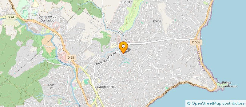 localisation de l'entreprise DNZ à SAINTE-MAXIME