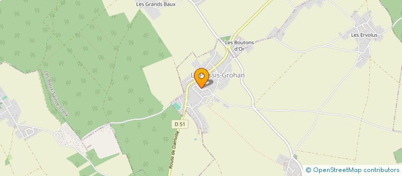 localisation de l'entreprise DNZ CONCEPTION  LE PLESSIS-GROHAN