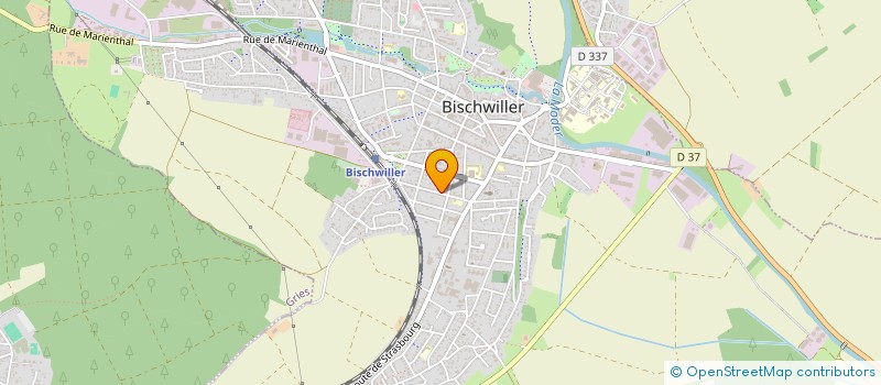 localisation de l'entreprise DNZ INVEST  BISCHWILLER