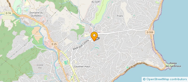 localisation de l'entreprise DNZ2 à SAINTE-MAXIME