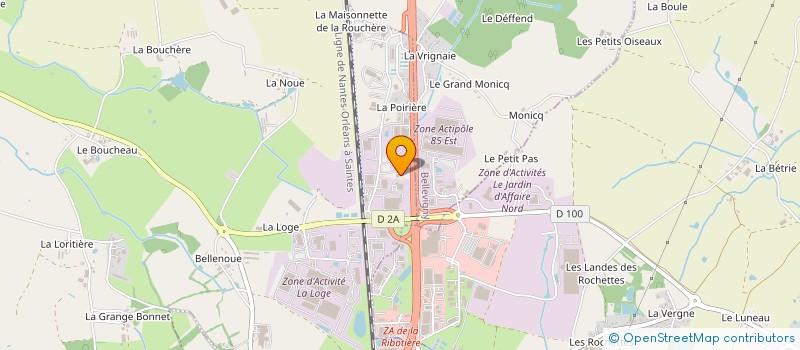 localisation de l'entreprise DO ARISTIDE BARREAU à LE POIRE-SUR-VIE