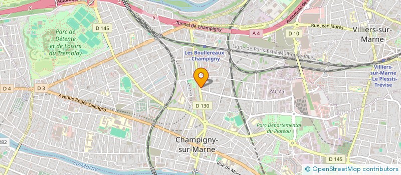 localisation de l'entreprise DO BRASIL PARA A FRANCA à CHAMPIGNY-SUR-MARNE