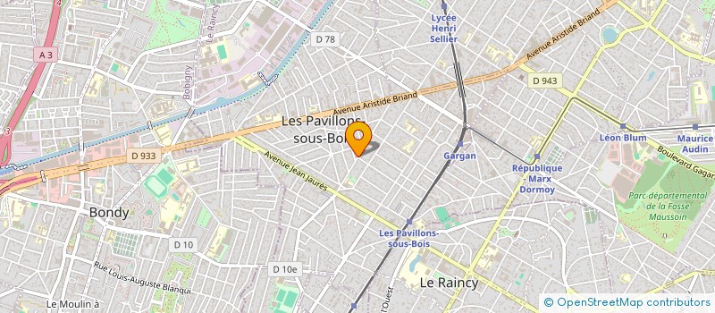 localisation de l'entreprise DO BRAZIL TRAITEUR  AULNAY-SOUS-BOIS