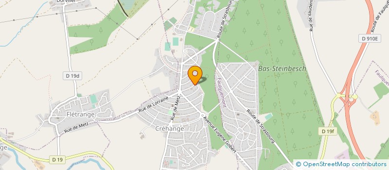 localisation de l'entreprise DO CHAUFFAGE à CREHANGE