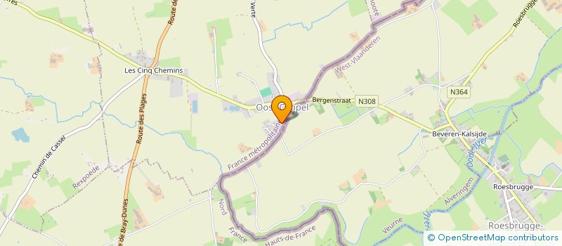 localisation de l'entreprise DO FITNESS  OOST-CAPPEL