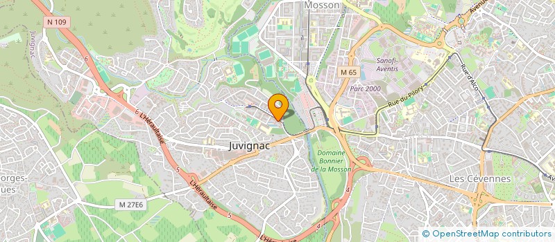 localisation de l'entreprise DO GBE - COMMUNAUTE DES MERES ET DES FEMMES POUR UN ESPACE DE LIBERTE ET D'ACCUEIL  JUVIGNAC