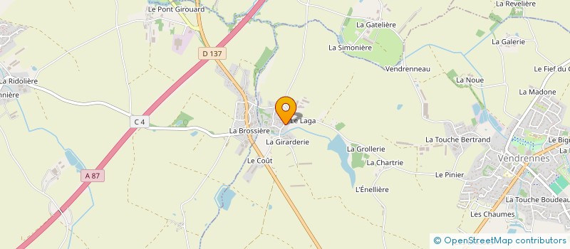 localisation de l'entreprise DO'KENET à VENDRENNES