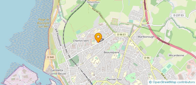 localisation de l'entreprise DO LAPLACE à BOULOGNE-SUR-MER